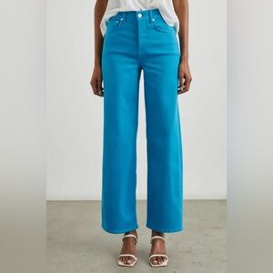 Rails Denim Aquarius The Getty High Rise Wide Leg Jeans Size 31